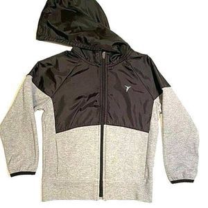 Old Navy Boy's Jacket - Black and Gray, Size 7